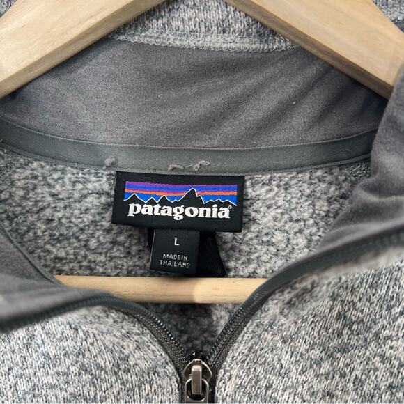Patagonia Better Sweater 1/4-Zip Fleece Stonewash Gray Size Large - Picture 8 of 13
